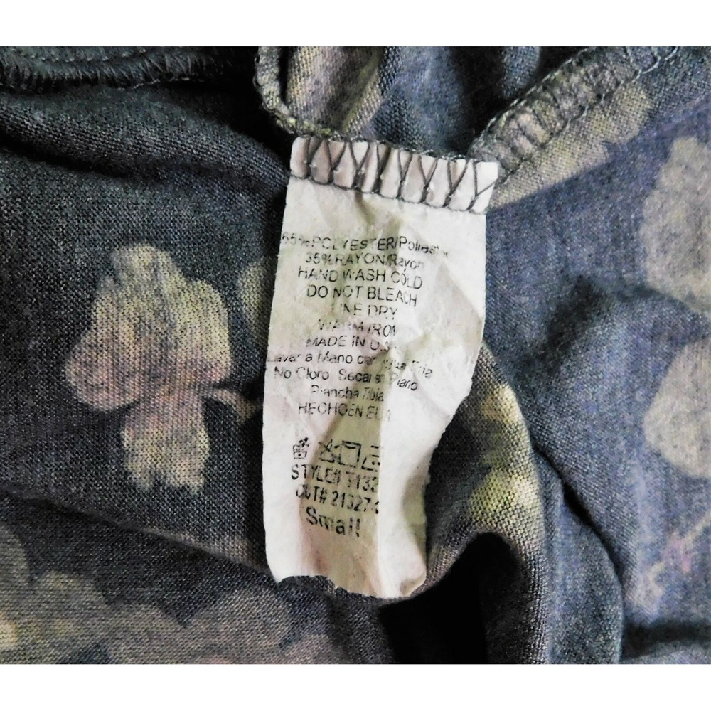 Annabelle Women's Shirt, Size S, Blue,‎ Floral, polyester, rayon - Picture 5 of 6
